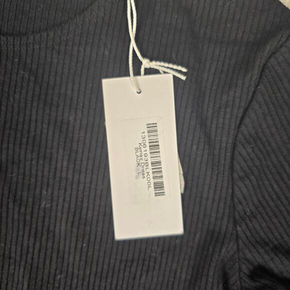 NWT Reformation Womens Kensy Black Long Sleeve Cocktail Dress Large - Picture 11 of 11